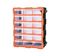 Gralara Cassettiera | Conibile, Cassettiera con 18 Cassetti, Mini, Connitore con Cassetti, per Laboratorio, Hobbisti,
