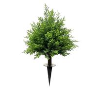 Gralara Cedro Artificiale Topiatura Topiatura Bush di Cedro Realistico Resistente al Sole per Le piantatrici Decor Anteriore Portico Decorazione per Esterni