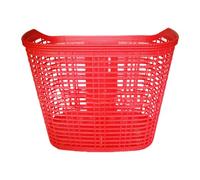 Gralara Cestino Anteriore per Bicicletta, portaoggetti per Animali Domestici, Resistente all'Acqua, Organizer per riporre Oggetti, Cestino per, Rosso