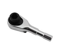 Gralara Chiave a cricchetto da 1/4", strumento di riparazione, professionale, multifunzionale, portatile, compatta, robusta, chiave esagonale a sgancio