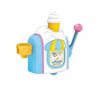 Gralara Children Bubble Maker Macchina Bolle Bambini Giocattolo Bagno Creatore Schiuma Forma Gelato Leva Facile Ventose Fissaggio Materiale Adatta a Gioco in Vasca Doccia Pulizia Bambini