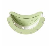 Gralara Children Climbing Frame Struttura Arrampicata Bambini Arcata Scivolo Scrivania Libreria Set Multifunzionale in HDPE con Elementi Curvi Combinabili Uso, Verde