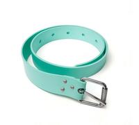 Gralara Cintura Piombi in Silicone Anticorrosione Cintura da Immersione a Trattenere il Respiro con Fibbia a Sgancio Rapido Regolabile per Subacquei, Apneisti, Verde Menta, 1.3 Metri