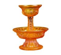 Gralara Ciotola per altare, Buddha, tazza per offerte d'acqua, vassoio per frutta, tempio, piatto decorativo per dessert, ciotola per offerte, contenitore