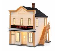 Gralara con Esterna Stile Western Modellino di da Collezione Modello per Esposizione, Con Illuminazione
