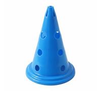 Gralara Cono Marcatore Forato Indeformabile Cinesino Allenamento Calcio Resistente e Durevole Ostacolo Allenamento Agilità per Bambini, Allenatori, Blu