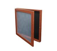 Gralara Cornice per Maglie Bacheca per Divise Sportive Scatola Da Esposizione Techa in Legno Dal Design Elegante Adatto per Collezionismo E Decorazione di in, Noce, 16 pollici x 20 pollici