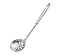 Gralara Cucchiaio con Manico Lungo Salvaspazio | Antiruggine, Cucchiaio da con Manico Lungo, per Uso Quotidiano, Ristorazione, Cucchiaio Forato 65cm