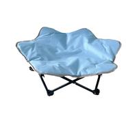 Gralara Cuccia Pieghevole per Cani, Robusta, con Cuscino Removibile, per, Ideale per Il Campeggio E Il Giardino, Blue S