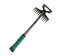 Gralara Cultivatore agricolo Cultivatore Paesaggio Erbaci allenta del suolo per allentarsi nel giardinaggio del cortile, Manico Verde