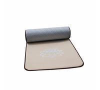 Gralara Cuscino da Preghiera in Lino Tappetino Meditazione Tappeto Devozione Cuscino Prostrazione con Imbottitura Spessa per Comfort Prolungato E Base, Lino, 90 200cm