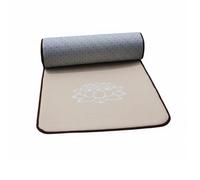 Gralara Cuscino da Preghiera in Lino Tappetino Meditazione Tappeto Devozione Cuscino Prostrazione con Imbottitura Spessa per Comfort Prolungato E Base, Lino, 60 200cm