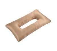 Gralara Cuscino per piercing all'oreco per sul fianco, con foro per l'oreco, pratico, leggero e morbido, ideale per dormire sul fianco, CaffÈ