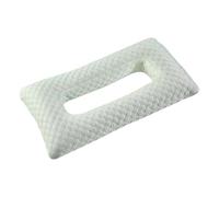 Gralara Cuscino per Piercing Cuscino per Dormire di Lato Guanciale Protettivo Sostegno per Orecchio con Forma Innovativa E Foro Adatto per Ha Piercing Re, Verde