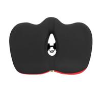 Gralara Cuscino per Sella da Bicicletta, Assorbimento degli Urti, Ampio Cuscino per Bici per Andare al Lavoro, Rosso