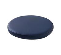 Gralara Cuscino per sgabello alto, rotondo, in tatami, in similpelle, 36 cm, antiscivolo, per soggiorno, bar, interno/esterno, Blu