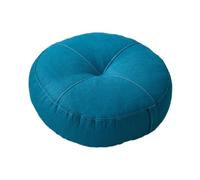 Gralara Cuscino Rotondo da Pavimento per Meditazione, Piccolo Cuscino da Seduta, da Pavimento per Sedia, Divano, Adulti, Bambini, Studio, Soggiorno, Balcone, Blu