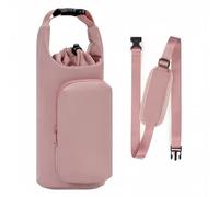 Gralara Custodia Porta Borraccia con Tracolla Protettivo Custodia Bottiglia con Tracolla Facile da Trasportare Borsa Termica Bottiglia Acqua per Escursioni, Pink