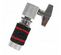Gralara Cymbal Clutch Pedale Charleston Supporto Batteria Fermo Asta Serraggio Lega di Zinco Tenuta Stabile Montaggio Semplice Asta 8 Mm Adatto per Prove Studio Palco, Argento