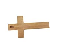 Gralara Decorazione da parete a forma di crocifisso con ciondolo a croce per il Ringraziamento, il soggiorno e Natale, Senza Figurina