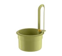 Gralara di scarico per lavello da cucina, filtro per rifiuti alimentari, supporto per lavello, scolapasta a scarico rapido, filtro per rubinetto, Verde