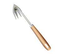 Gralara Diserbante Manuale, estrattore di Radici, Robusto, Leggero e Pratico, con Denti, Ideale per Giardino, Prato, Bonsai e ortaggi, Testa Appuntita da