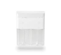 Gralara Dispenser di Sapone con Doppio Serbatoio Regolabile Dispenser di Sapone con Doppia Testa Compatto Dosatore Automatico a, style to 3
