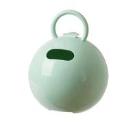Gralara Dispenser Sferico per Fazzoletti e Carta Igienica Compatto Carta Igienica con Maniglia Minimalista rotolo da Tavolo per Bagno, Verde