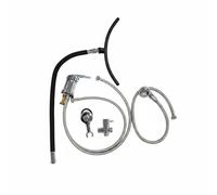 Gralara Doccia a Cascata Nera Facile da Installare Ugello Doccia a Getto Resistente Alla Ruggine Testa Spruzzo Portatile Universale per Lavatesta, Moderno, Completo