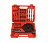 Gralara Estrattore Cuscinetti Interni 3 Ganasce in Metallo Kit Estrattore Cuscinetti Nero, Multifunzione Gancio Curvo