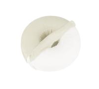 Gralara Federa Rimovibile per Cuscino con Foro Centrale Cuscino a Cuscino per Orecchio Copricuscino Igienico Lavabile Fodera Traspirante Adatta a Sonno Laterale Riposo Casa, Beige