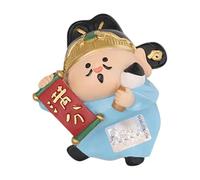 Gralara Figurina cinese dei cartoni animati, decorazione per di computer, decorazione realistica per auto, mensole per TV del soggiorno, Blu