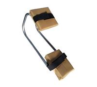 Gralara Ginocchiera ergonomica multifunzione da giardinaggio, con cinturino indossabile, per la protezione delle gambe, ideale per lavori agricoli e per la, Cachi