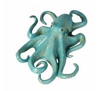 Gralara Granchio Modellino Figurina Realistica Animale Acquatico Cephalopode Mini PVC Adatto a Apprendimento Scolastico Oggetto da Collezione Decorazione Festa Bambini, Polpo Blu 2375