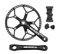 Gralara Guarnitura Integrata Profilo Basso Pedivella Integrata Forgiato Coppia di Pedivelle per Ciclisti, Pedivelle Sinistra E Destra + Movimento Centrale + Corona 56T