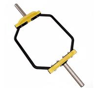 Gralara Hexagonal Barbell Bar Bar Bilanciere Esagonale Barra per Stacchi Barra Pesistica in Acciaio per Lavoro di Presa E Crescita Muscolare Adatta a Home Gym Allenamento Funzionale