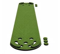 Gralara Indoor Putting Green Tappeto Golf Putt Accessorio Allenamento Campo Pratica con Superficie Liscia E Fori Differenziati per Perfezionare Linea Impatto, 50 330CM, Prato Artificiale