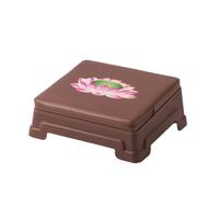Gralara Inginocchiatoio con Contenitore Imbottito Sgabello Stabile per Meditazione, Un Fiore Di Loto Aggiornato