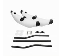Gralara Kayak Stabilizer Float Galleggiante Stabilizzatore Kayak Outrigger Canoe Bracciolo Gonfiabile Kit Bilanciamento in PVC a Maglia con Staffe Adatto per, Bianco