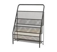 Gralara Kids Flingshelf Organizzatore dell'organizzatore a 3 strati Lettura da letto Lettura Classroom Boys Girls Preschool Kindergarten Child Display Stand, Nero