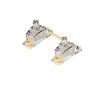 Gralara Kit Stabilizzatori Vite Struttura Elastica Adattiva Stabilizzatori a Montaggio PCB Rimuove Automaticamente il Rumore, Transparent White, Not Lubed