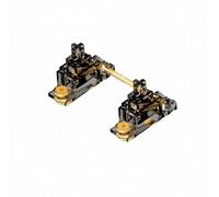 Gralara Kit Stabilizzatori Vite Struttura Elastica Adattiva Stabilizzatori a Montaggio PCB Rimuove Automaticamente il Rumore, Black Gold, Not Lubed