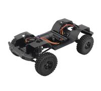 Gralara Kit Telaio con Motore e-Assiemi Compatibile 1/18 Crawler Chassis con Motore 370 Basso Centro di Gravità Telaio Assi per Modellisti, Hobbisti