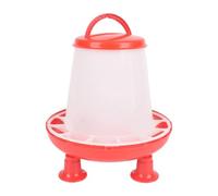 Gralara Mangiatoia per Distributore di Cibo Cortili Fattoria Portatile Automatico Alimentazione per Uccelli Secchio Mangiatoia per piccioni per, Alimentatore da 1.5 kg