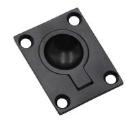 Gralara Maniglia a Scomparsa per Porta Da Barca, Maniglia a Scomparsa, Chiusura a Scomparsa per Cassettiere, Moderne, Casa, 3.9 Cm X 4.9 Cm