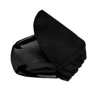 Gralara Maschera per Coda di per Cani, Copricapo Professionale Multifunzionale in Rete, Protezione per Il Viso per Avventure in Campeggio all'aperto, Nero, L