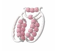Gralara Massaggiatore per le Gambe 20 Rulli Rilassamento Muscolare Rullo Anticellulite a 20 Ruote Favorisce la Circolazione Sanguigna per Stretching, Rosa Ciliegio