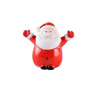 Gralara Mini Christmas Man Figurine Scultura Ornamento Piccolo Personaggio Bambola d'Arte Fai-da-Te Giocattolo in Miniatura per la Decorazione Domestica, Stile G