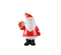 Gralara Mini Christmas Man Figurine Scultura Ornamento Piccolo Personaggio Bambola d'Arte Fai-da-Te Giocattolo in Miniatura per la Decorazione Domestica, Stile F