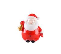 Gralara Mini Christmas Man Figurine Scultura Ornamento Piccolo Personaggio Bambola d'Arte Fai-da-Te Giocattolo in Miniatura per la Decorazione Domestica, Stile H